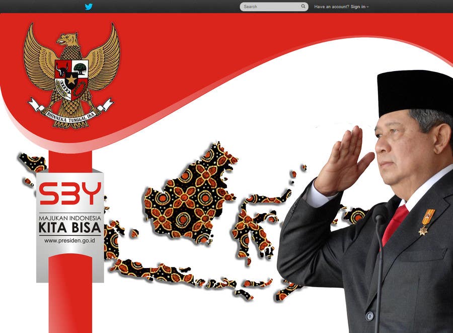 Contest Entry #73 for                                                 Twitter @SBYudhoyono Indonesian President Design Contest #Presidentwit
                                            