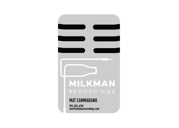 Конкурсна заявка №26 для                                                 Create a logo and business card design for Milkman Recordings.
                                            