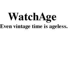 #182 untuk Vintage watches retailer name and baseline oleh heytl123