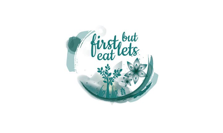 Entri Kontes #245 untuk                                                Design a Logo for but first, let's eat
                                            