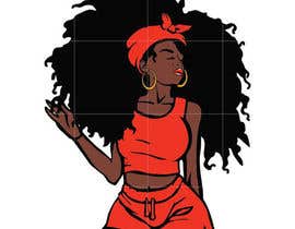 #15 para Illustration of Black Woman por Amit25459