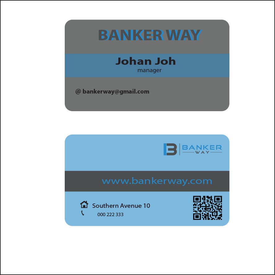 Contest Entry #5 for                                                 Design some Business Cards for Banker Way
                                            
