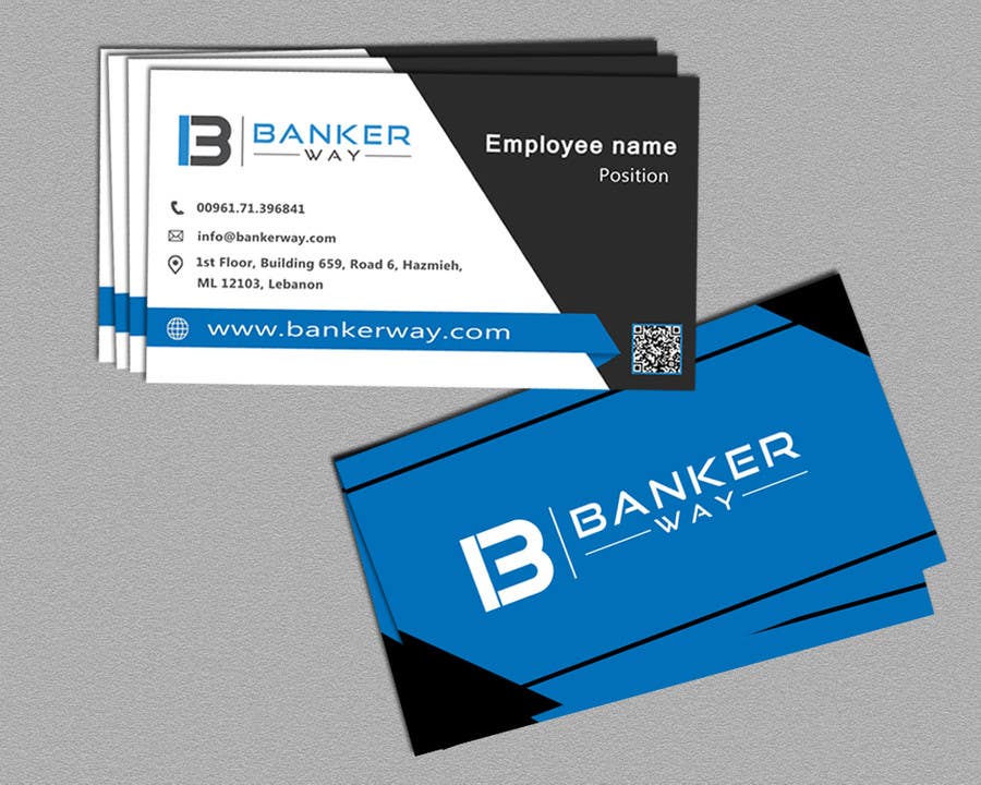 Participación en el concurso Nro.18 para                                                 Design some Business Cards for Banker Way
                                            