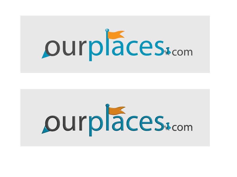 Příspěvek č. 442 do soutěže                                                 Logo Customizing for Web startup. Ourplaces Inc.
                                            
