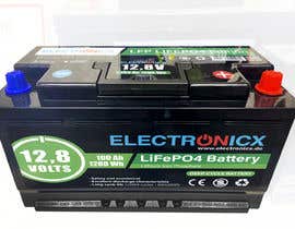 Igoya님에 의한 Label design Lifepo4 LFP 100AH und 200AH Battery with Electronicx brand을(를) 위한 #198