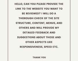 #12 for Review my website structure, content, menus by ronylancer