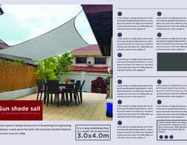 #22 pentru Design a product 1 page for Sun Shade Sail. de către ummesalma0056
