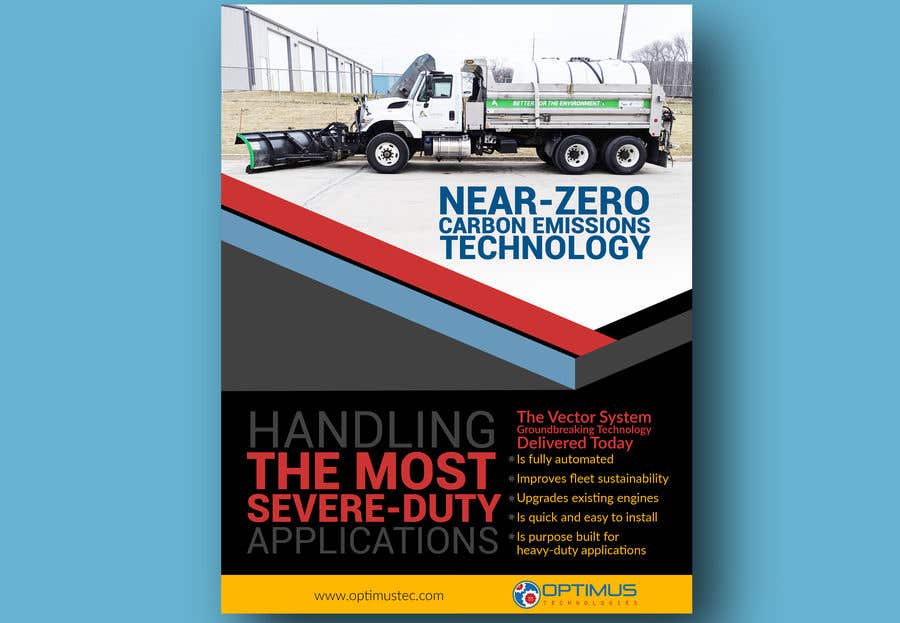 Penyertaan Peraduan #123 untuk                                                 Full Page Magazine Advertisement - Trucking/Engineering/Technology
                                            