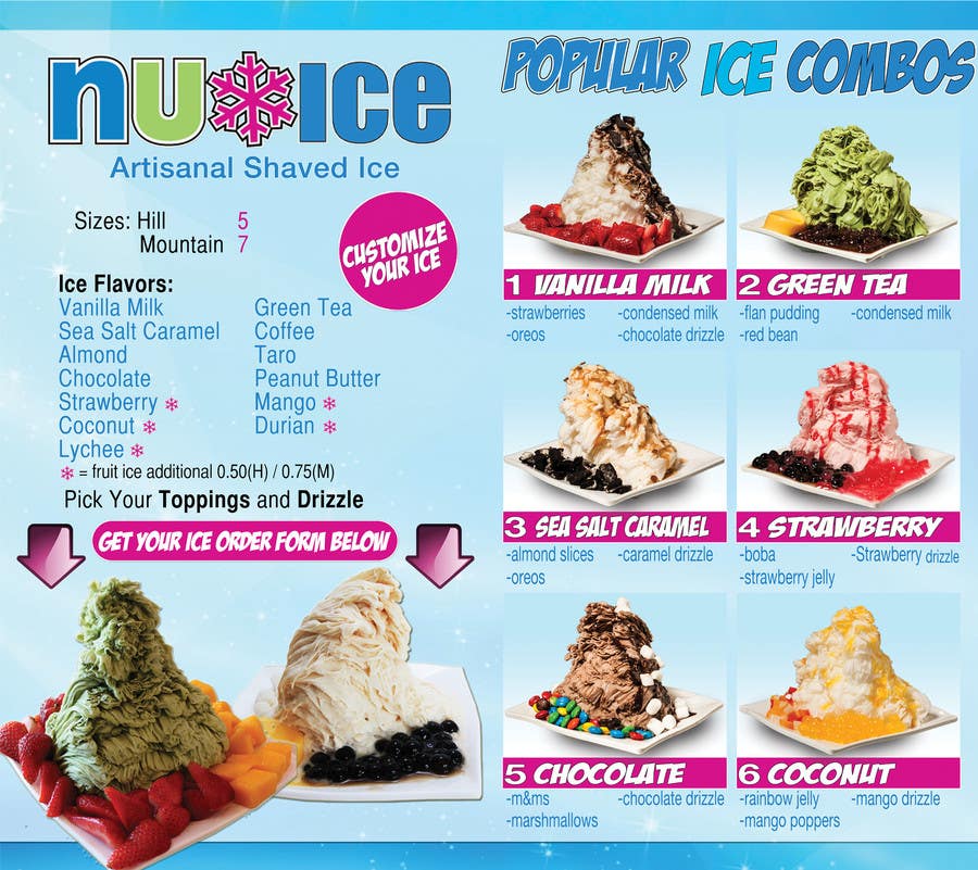 Proposition n°46 du concours                                                 1 Simple Menu Board Design For Ice Cream Shop
                                            