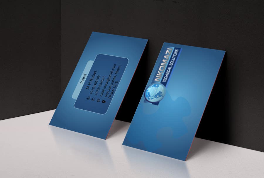 Kilpailutyö #6 kilpailussa                                                 Design Letterhead and Business Card for a technical solutions company
                                            