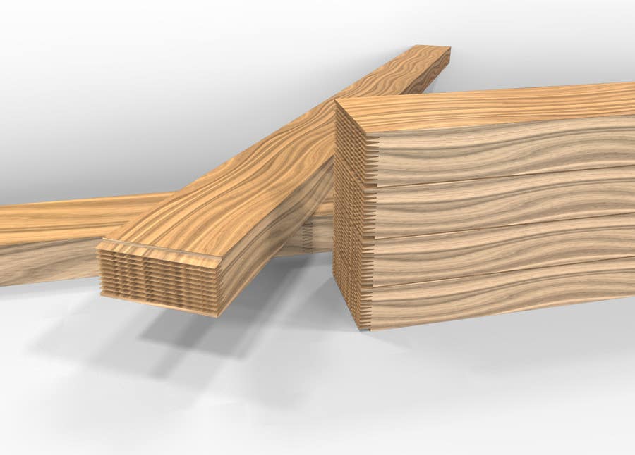 Proposition n°82 du concours                                                 Realistic 3D modelling - Sawed Wood profiles
                                            