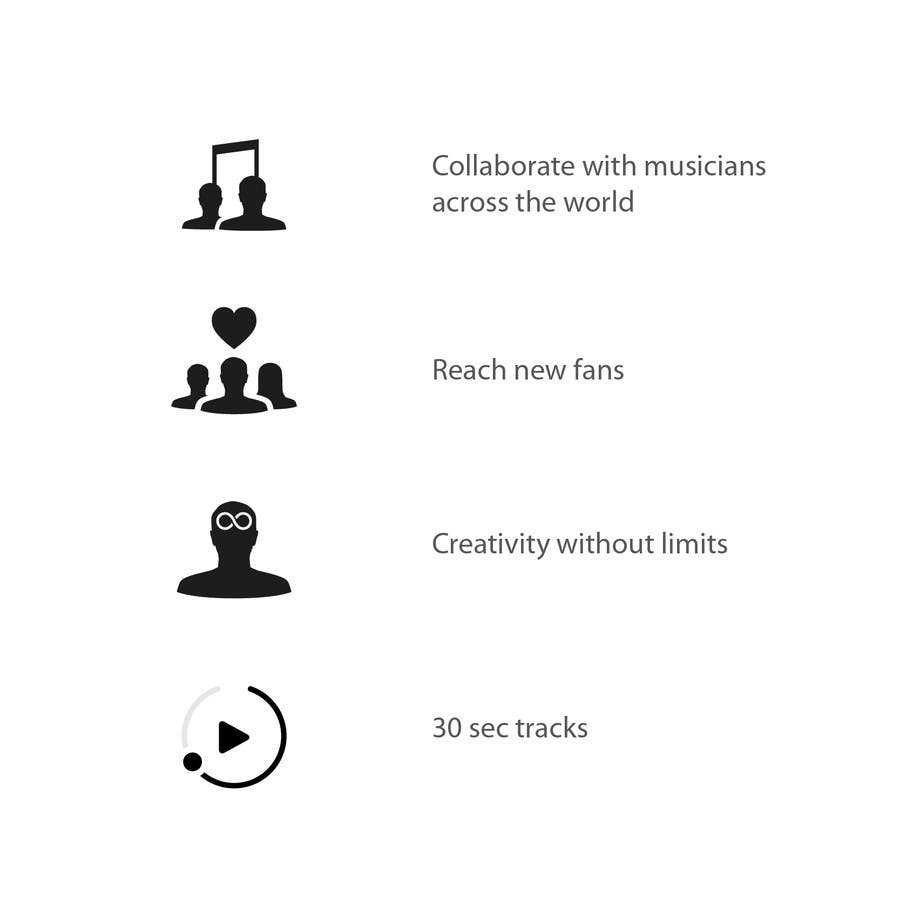 Contest Entry #28 for                                                 Design some Icons for music collaboration website
                                            