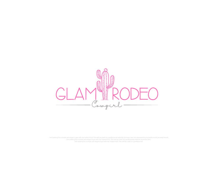 Penyertaan Peraduan #330 untuk                                                 New Glamorous Business Logo - Glam Rodeo Cowgirl
                                            