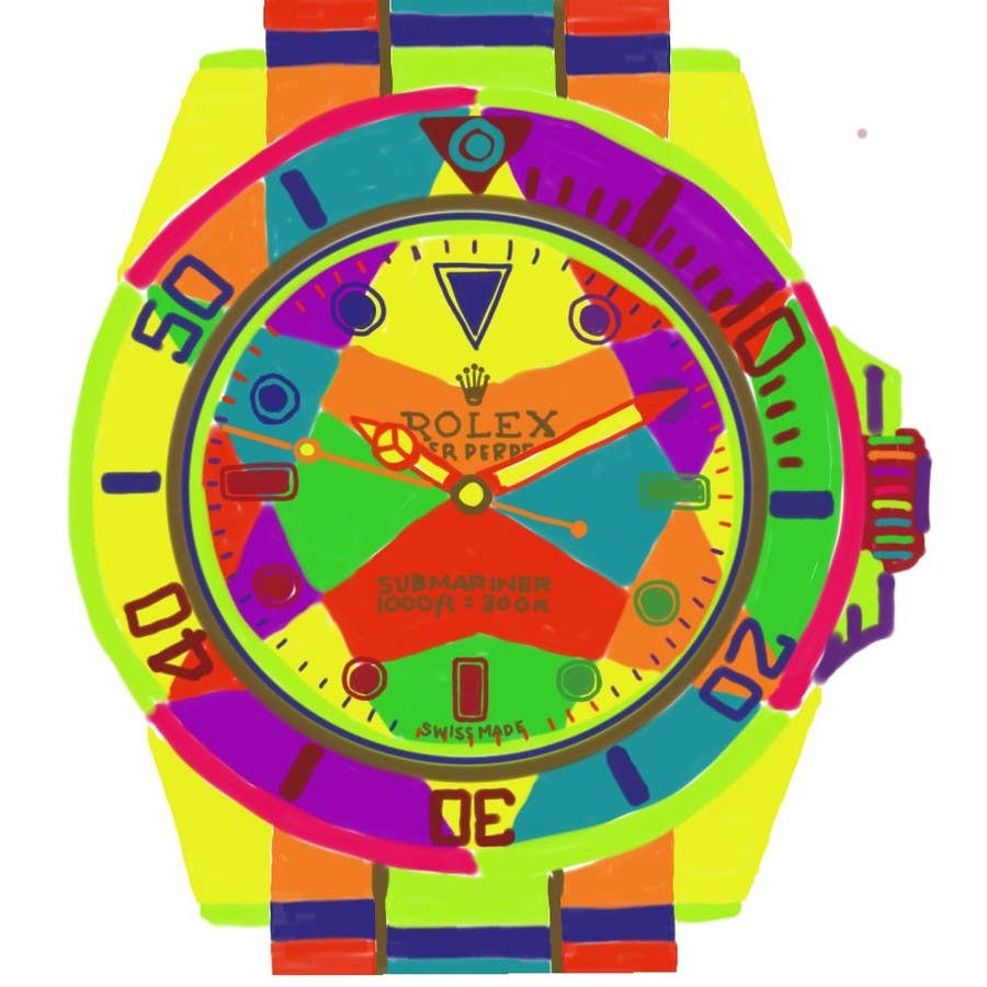 Contest Entry #5 for                                                 Create POP ART Watch Painting
                                            
