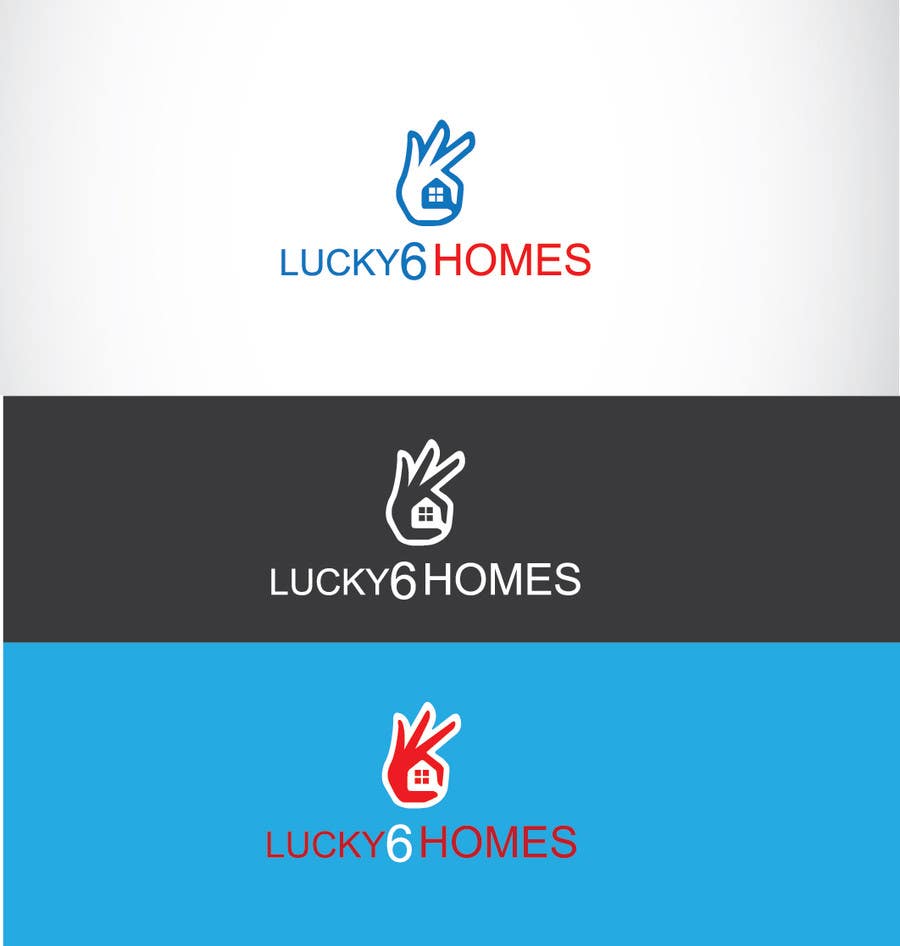 Kilpailutyö #133 kilpailussa                                                 Design a Logo for Lucky6 Homes
                                            
