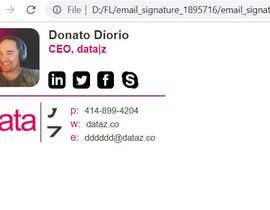 #42 cho (EASY QUICK JOB) Build me an HTML email signature. Will pick multiple entries bởi sathiyanathanr