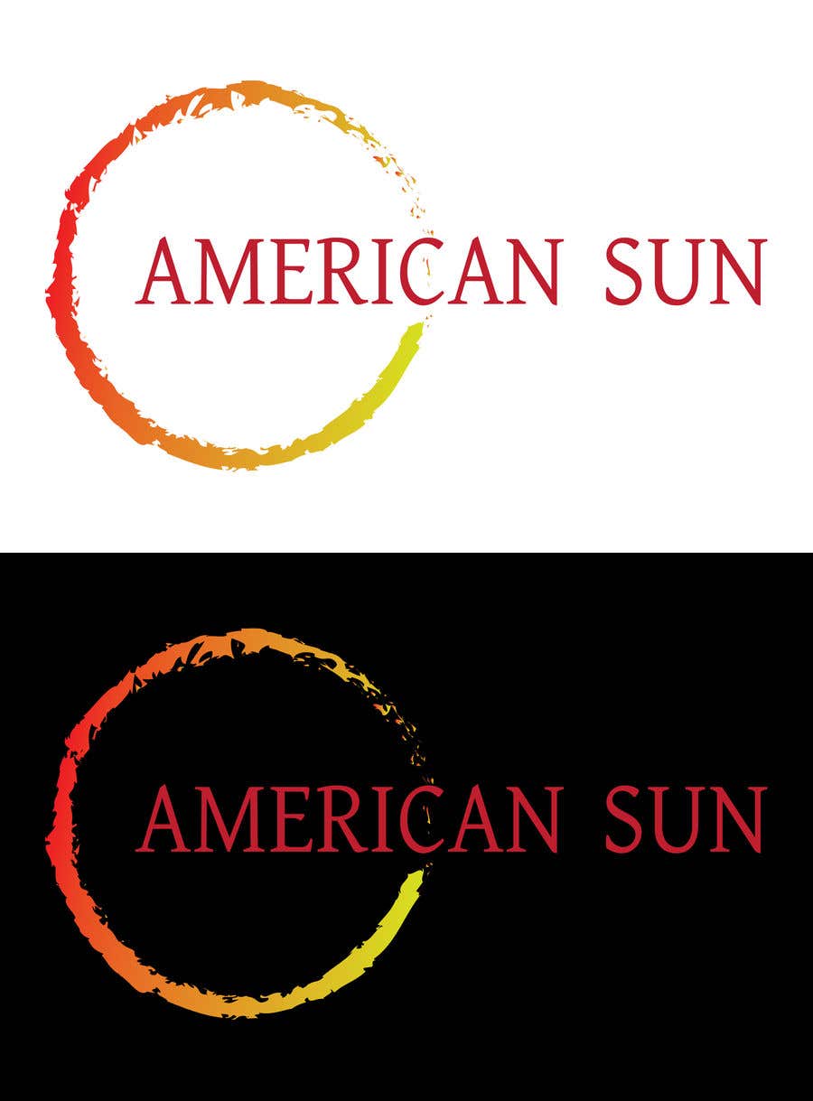 Contest Entry #1145 for                                                 AMERICAN SUN logo design
                                            