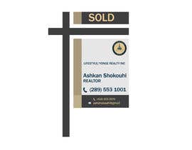 #18 for real estate listing sign design by Asadul724
