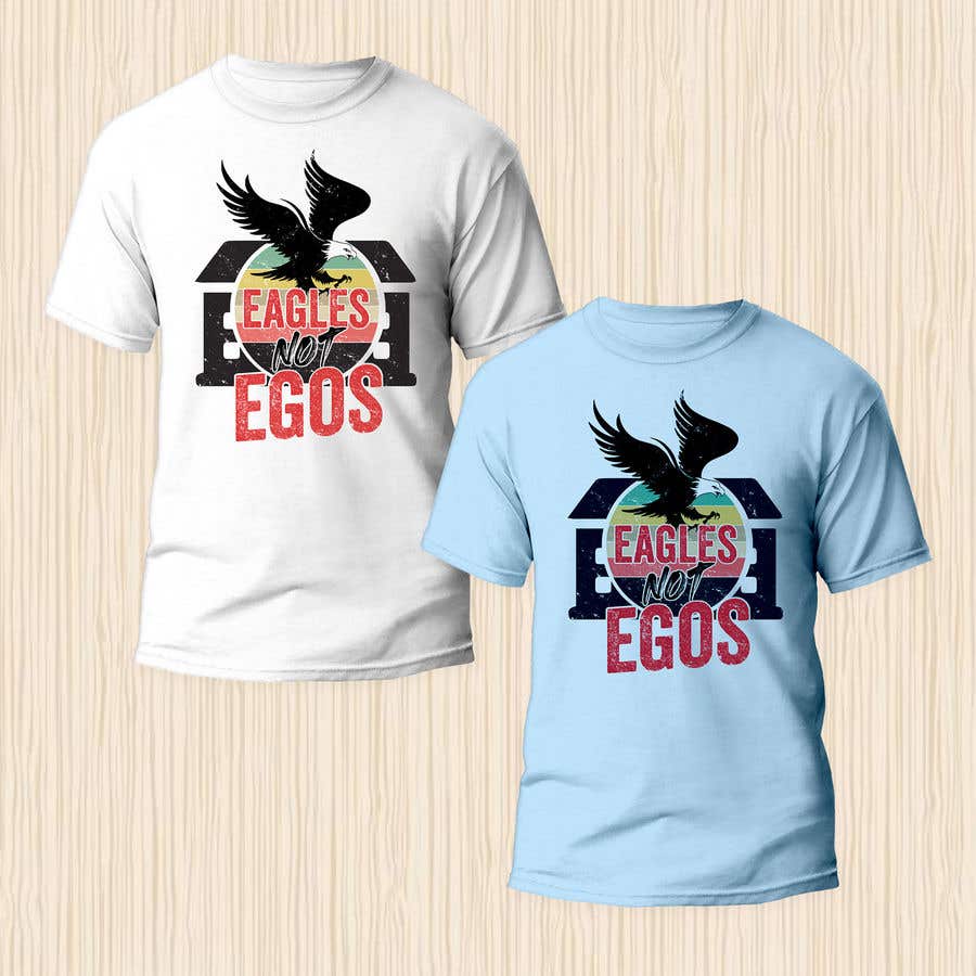 Penyertaan Peraduan #95 untuk                                                 Eagles T-Shirt Design
                                            