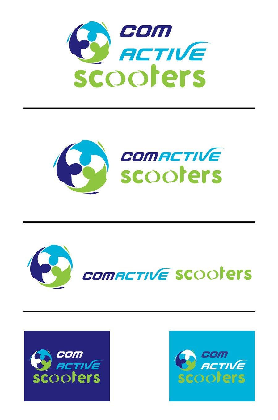 Penyertaan Peraduan #6 untuk                                                 Logo Design for ComActive Scooters
                                            