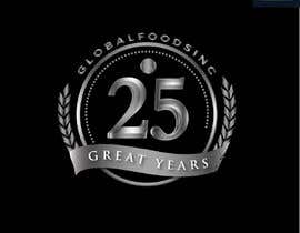 #122 for 25 Great Years Logo by zainashfaq8