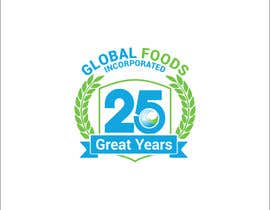 #127 para 25 Great Years Logo de Roselyncuenca
