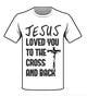 Konkurrenceindlæg #26 billede for                                                     Design a T-Shirt for loved you to the cross and back
                                                
