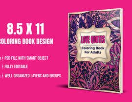 #65 for Coloring Book Design Front &amp; Back 8.5x11 by TheCloudDigital