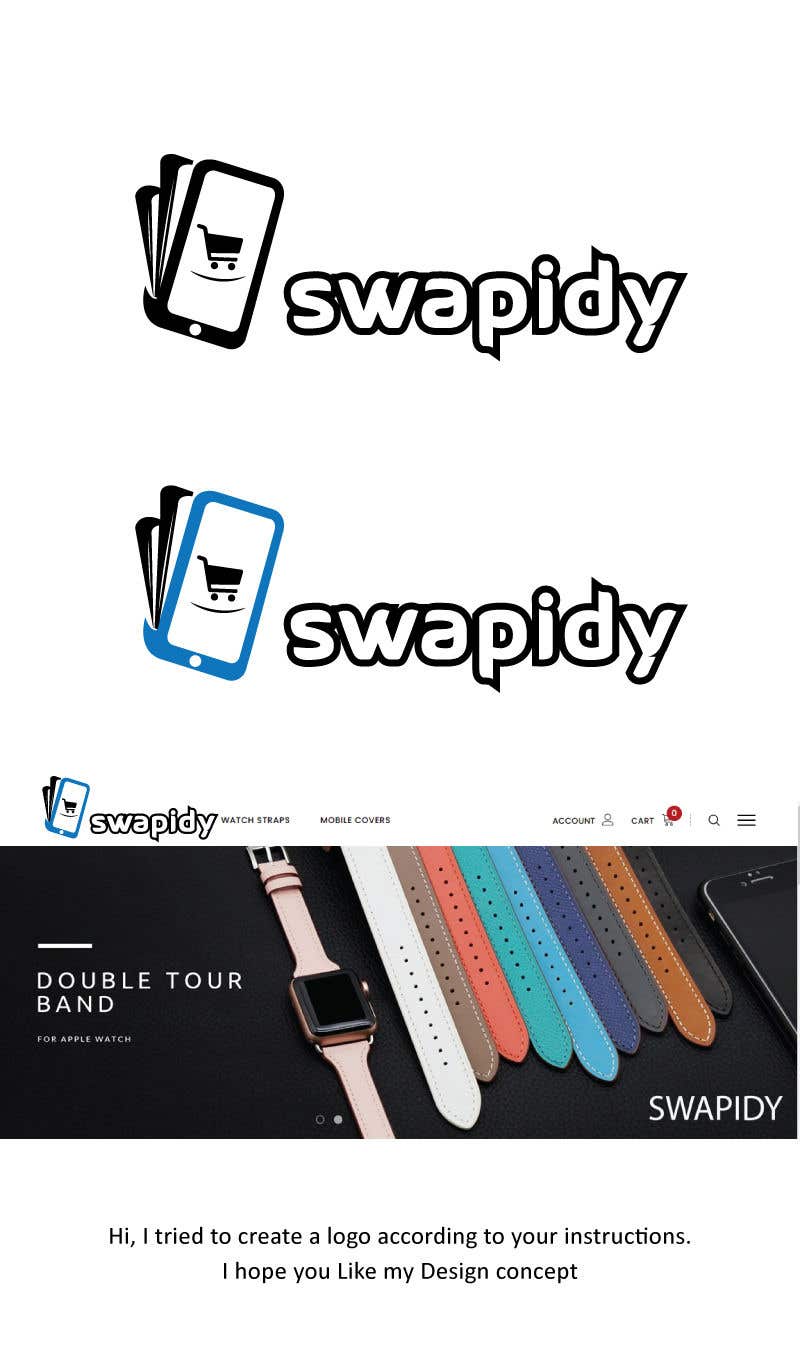 Bài tham dự cuộc thi #245 cho                                                 Build A Logo for Our Brand Swapidy
                                            