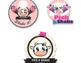 #49 for Stickers for a milkshake shop by TheCloudDigital