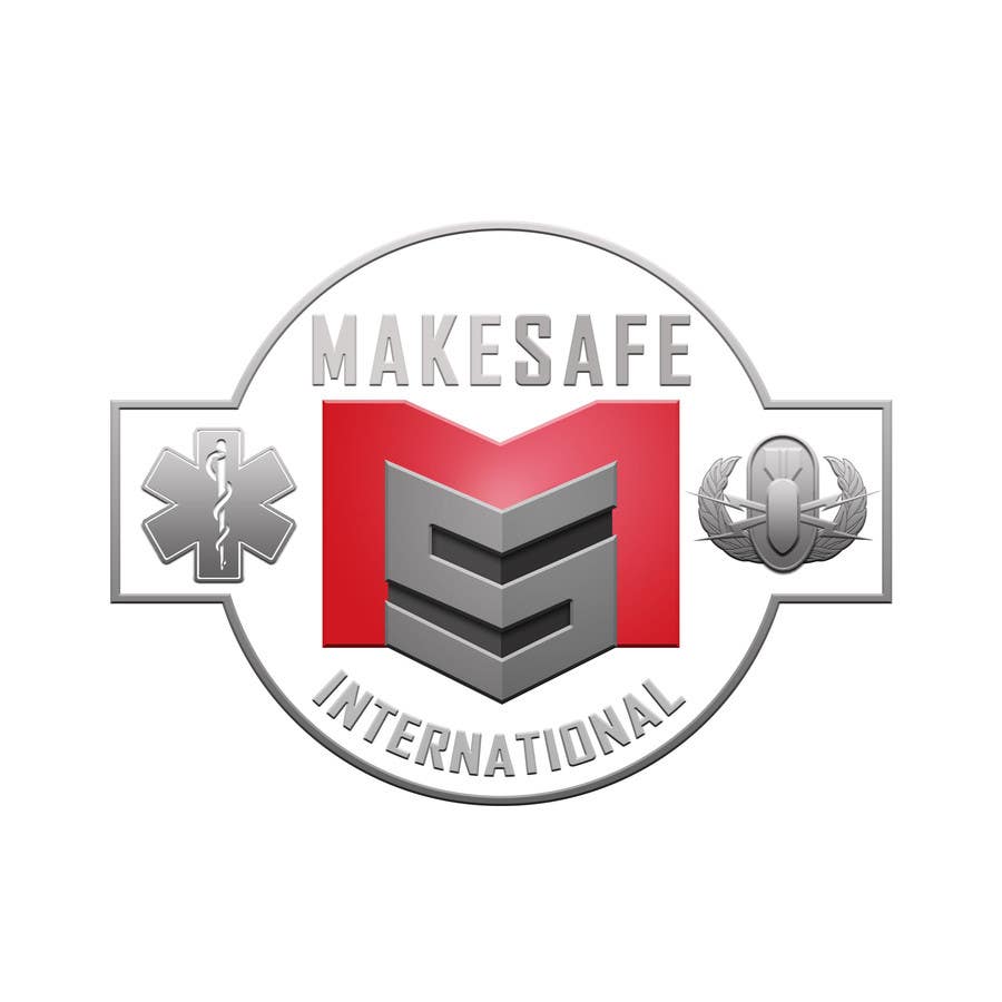 Kilpailutyö #41 kilpailussa                                                 MakeSafe International Non Profit Casualty Extraction and Explosive Ordnance Disposal service logo contest
                                            