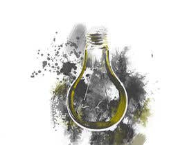 nº 25 pour Design an light bulb in an abstract modern hand drawing style par Alaber 