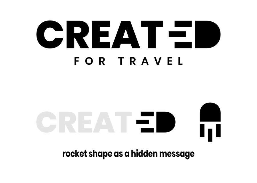 Kilpailutyö #960 kilpailussa                                                 CREATED FOR TRAVEL Logo design
                                            