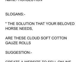 Nomaanpatel313님에 의한 Help me to find marketing ideas for a cotton gauze roll for horses을(를) 위한 #18