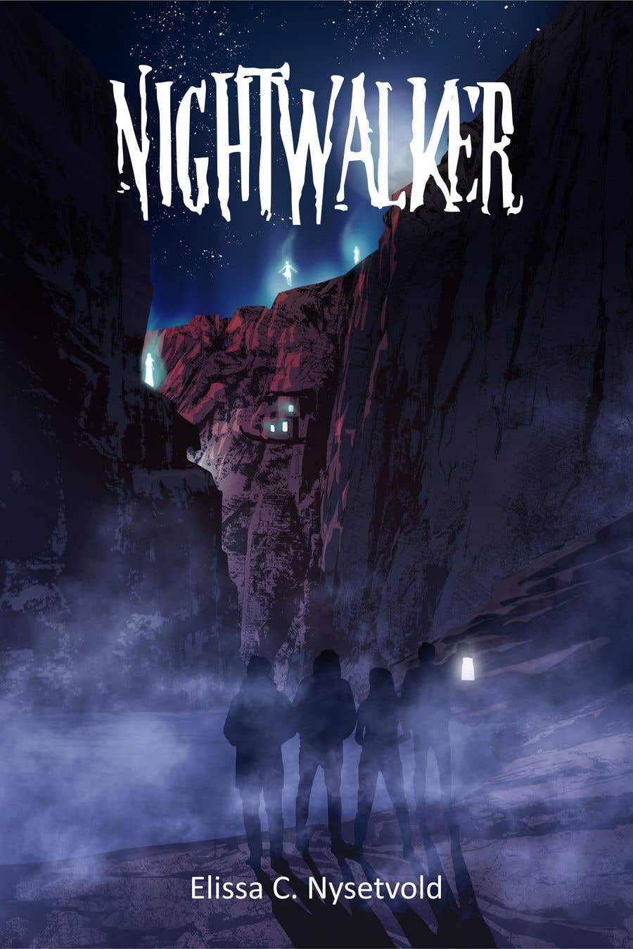Proposition n°436 du concours                                                 Nightwalker Cover Art - Spooky YA Fantasy
                                            