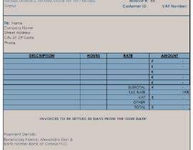 #21 for Excel template for invoice by ayrahikmah8