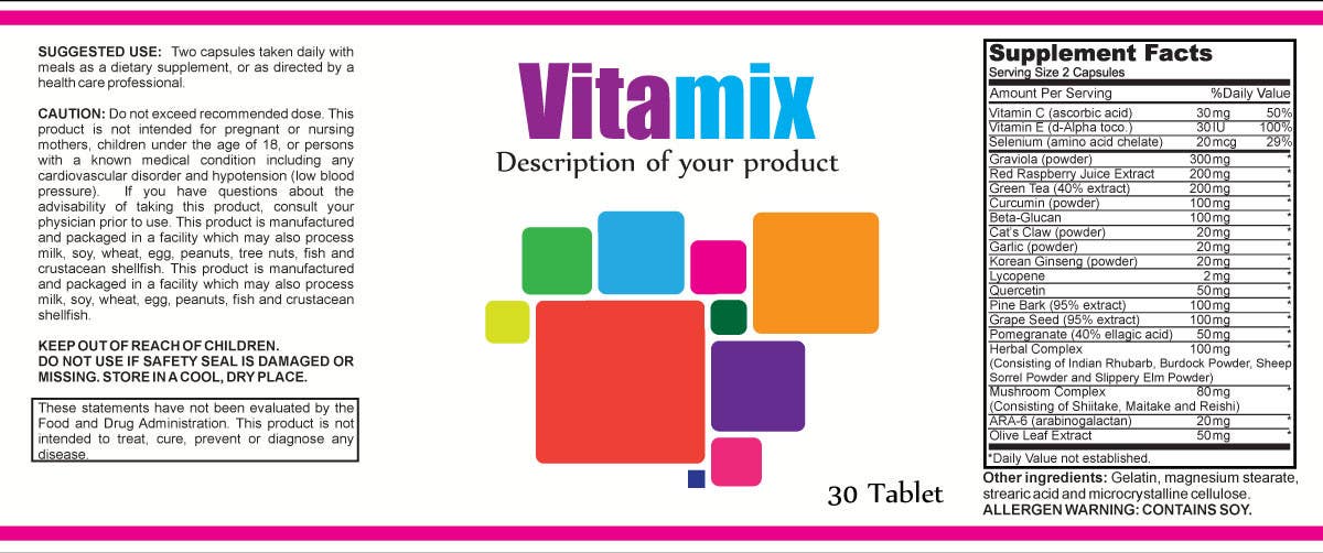 Inscrição nº 43 do Concurso para                                                 Creating Vitamin Bottle Labels - Will pick 10 Winners
                                            