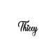 Imej kecil Penyertaan Peraduan #340 untuk                                                     design clothing brand logo  the name is "thiccy"
                                                