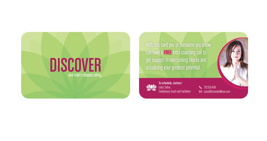 Proposition n°55 du concours                                                 Design some Business Cards for free coaching services
                                            