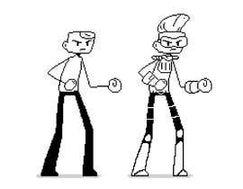 #45 para Create a unique pixel art stick figure character for 2D/3D comic and game series por RRamirezR