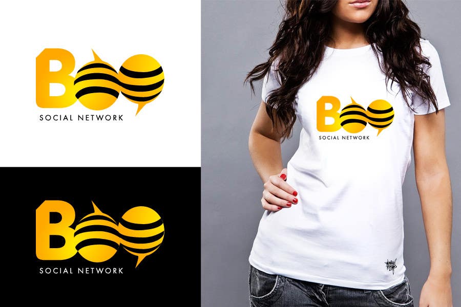 Proposta in Concorso #47 per                                                 Logo Design for Logo design social networking. Bee.Textual.Illustrative.Iconic
                                            