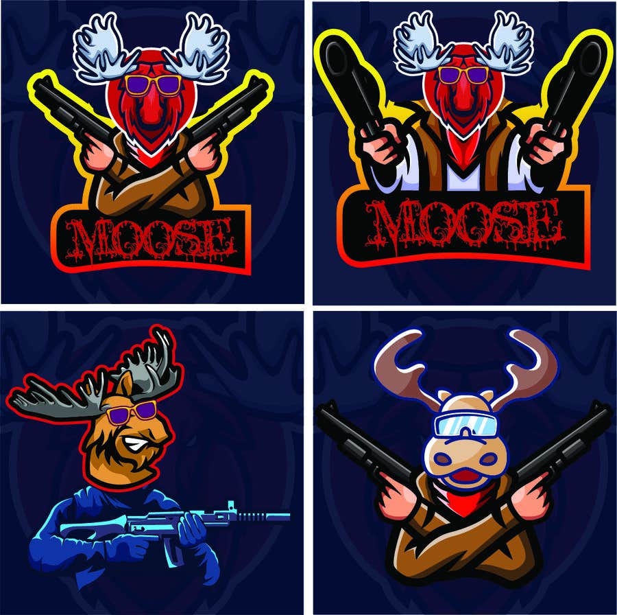 Contest Entry #71 for                                                 Undercover Moose Sticker
                                            