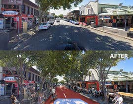 #17 para CGI image of a street with on-street parking removed de untaiarts