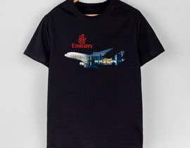 Nambari 64 ya Design a t-shirt featuring Emirates Airlines and the retirement of their first Airbus A-380 na tanyagolub