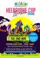 Miniatura de participación en el concurso Nro.166 para                                                     Melbourne Cup Luncheon Flyer 2021
                                                