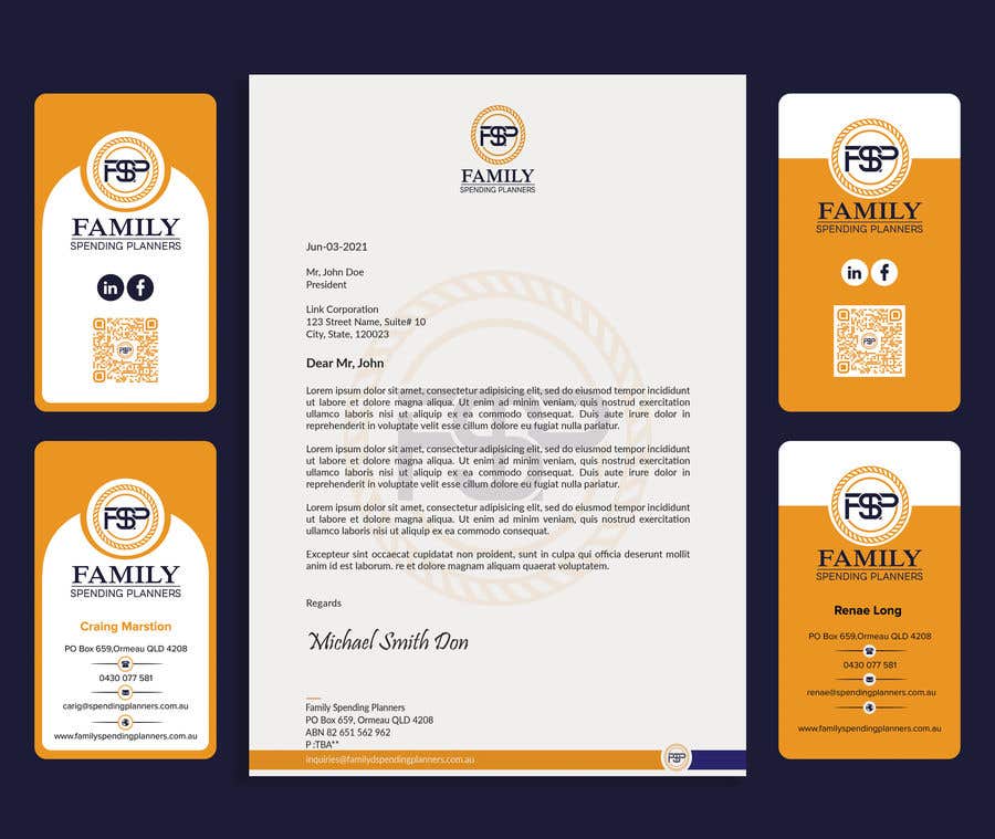 Contest Entry #154 for                                                 Business card & letterhead - simple financial business
                                            