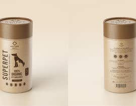 #38 for Design a cardboard tube packaging for an organic pet product av IsteakPranto