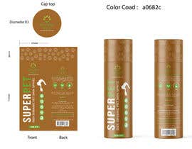 #54 for Design a cardboard tube packaging for an organic pet product av IsteakPranto