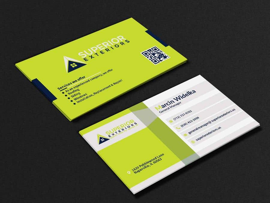 Proposition n°642 du concours                                                 business cards for roofing company
                                            