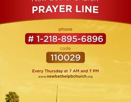 nº 13 pour Prayer Line Flyer par lukzzzz 